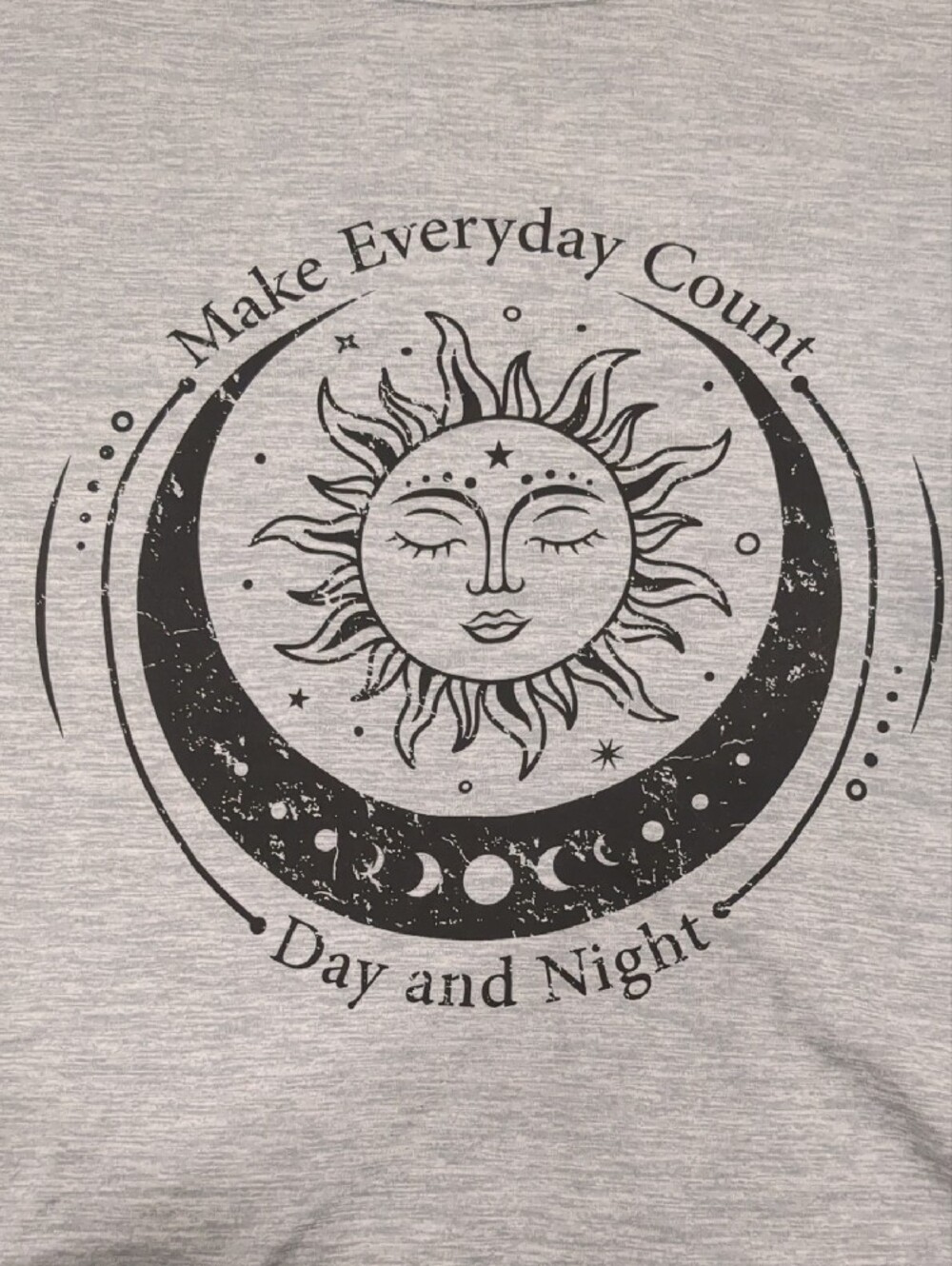 Kensie Heather Gray Logo Tee - Gray - Picture 2 of 4